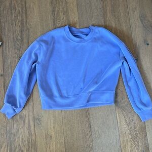 Lululemon; small, baby purple sweatshirt, BABY SOFT